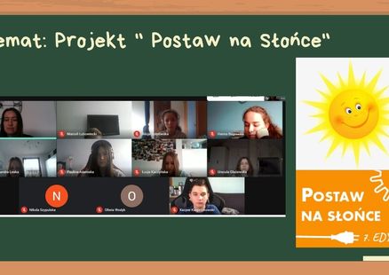 Projekt ekologiczny „Postaw na Słońce”